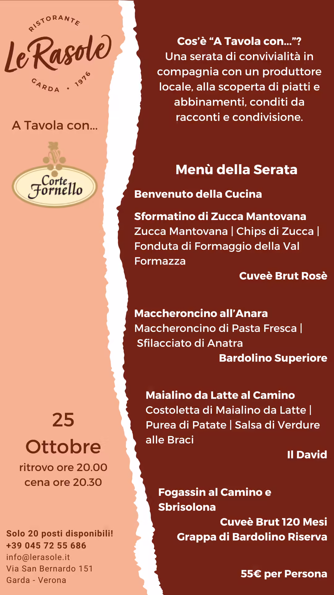 Locandina A Tavola Con Corte Fornello